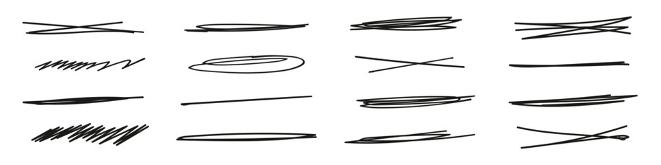 line strikethrough elements underline pen doodle