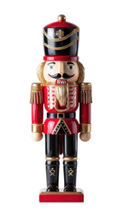 PNG Classic wooden nutcracker soldier decoration.