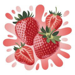 strawberry vector illustration