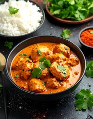 Creamy Chicken Curry with Rice
