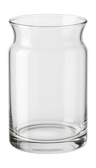 A stylish cylindrical glass candle holder, ideal for contemporary apartment decor.