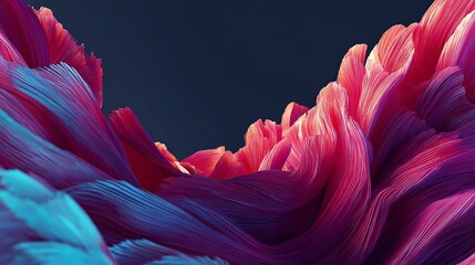 Abstract Colorful Wavy Lines Pattern Design Gradient Background Backdrop Wallpaper Art