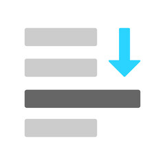 Obraz premium Lower Object One Step Icon