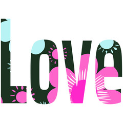 Vector love image