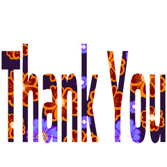 Thank you vector image 