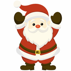 cartoon santa claus