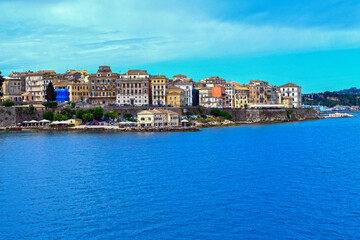 Obraz premium Altstadt von Korfu-Stadt, Korfu, Griechenland