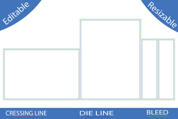 Apparel Pattern Cut Lines for Rectangular Garment Pieces