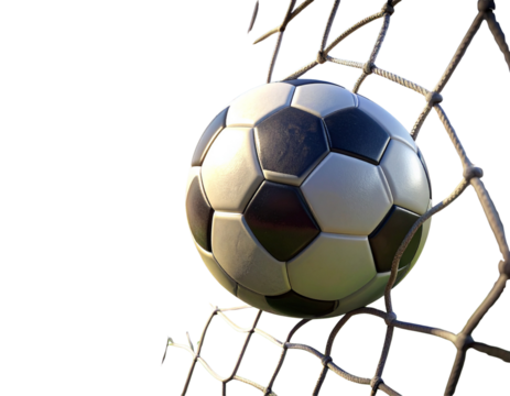 soccer ball on white background