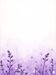 Lavender Field Gradient Illustration