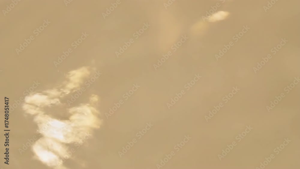 Canvas Prints shimmering gold and white light reflections dance on an ethereal liquid surface, a seamlessly loopin