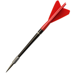 Professional Red Dart Isolated on White Background for Target Practice and Precision Accuracy