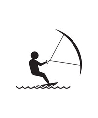 ski icon, vector best flat icon.