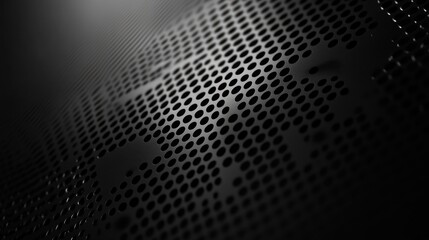 Black metal mesh pattern texture