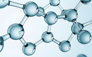 An abstract and visually striking image of a molecular structure