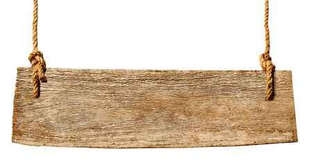 wooden sign isolated on white_PNG wooden sign