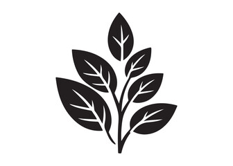 leaf logo silhouette vector, different leaves pattern silhouette vector illustration, leaf plants silhouette logo, background leaf vector silhouette, leaves of trees logo silhouettes vector 