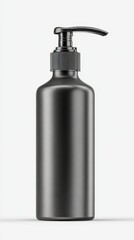 Fototapeta premium black plastic bottle