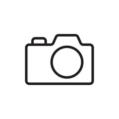 Simple Modern Photography Camera Outline Icon