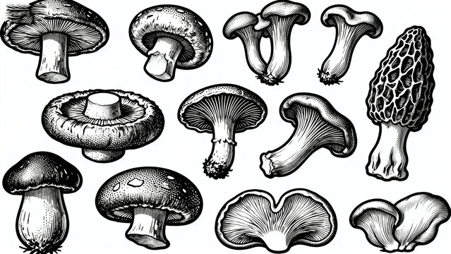 Mushroom Illustrations