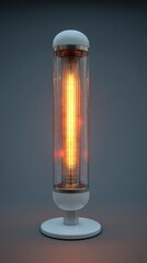Obraz premium burning candle in a glass