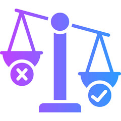 Ethical Culture glyph gradient icon