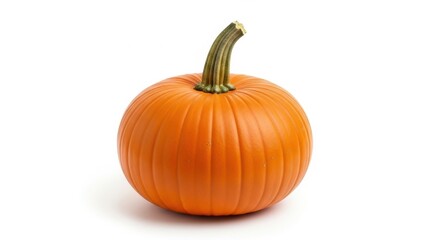 Obraz premium A Perfect Orange Pumpkin Ready for Autumn Celebrations and Fall Harvest Decor