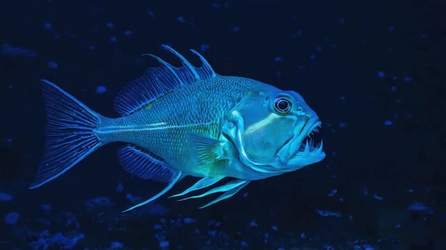Abyssal zone fish.