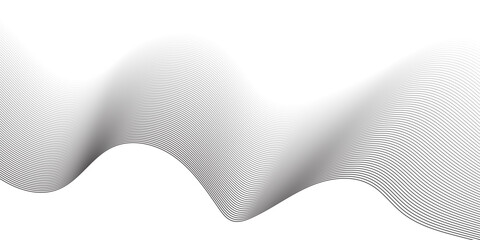 Abstract modern gradient line futuristic energy sound waves technology concept background. black wave line in vector business texture. Pattern line blend curve flow futuristic background.	
