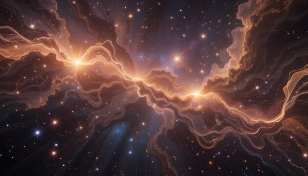 Discover the breathtaking beauty of a vibrant, glowing nebula swirling with countless stars, evoking wonder and the vastness of the cosmos