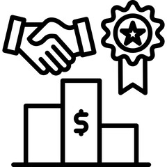 Fair Competition line icon