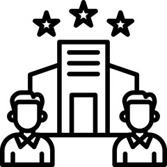 Corporate Values line icon