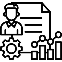 Accountability System line icon