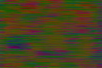 A multicolor pattern of screen display scan lines abstract background