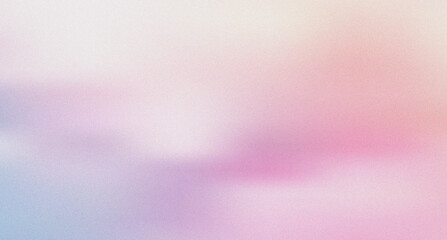Fototapeta premium Soft Blends Abstract Gradient of Cotton Candy Palette with Grain