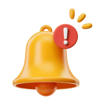 Stay updated with notifications and alerts using this vibrant and modern bell icon to never miss an important event or message ensuring immediate attention isolated on png transparent background