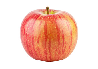 Isolated Royal Gala apple, a fresh, vibrant, and delicious fruit, ready to eat as a snack
