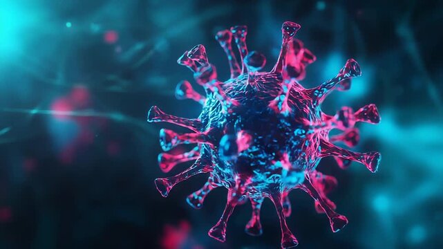 Coronavirus covid 19 global pandemic virus variant illustration - Powered by Adobe