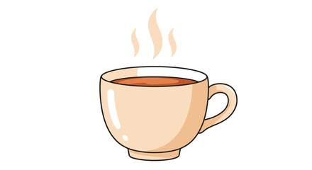 Obraz premium A delightful cup of hot coffee with steam rising, perfect for a morning in Magelang