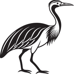Heron Animal Illustration