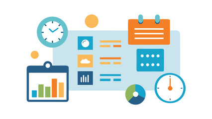 Business Analytics and Time Management Dashboard data