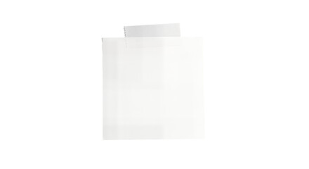 Sticky note reminder. Post it note paper. white sheets for notes isolated with clipping path on...