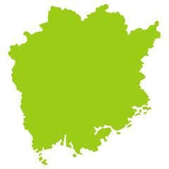 岡山県　観光　地図