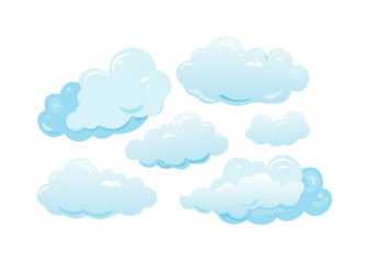 blue sky with clouds