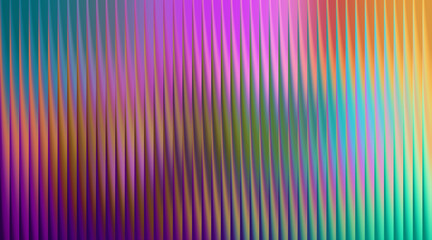 Vibrant abstract vertical lines with gradient color transition