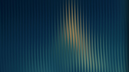 Abstract vertical stripes of light and shadow on a dark blue background
