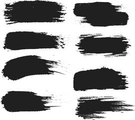 set of watercolor splashes