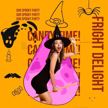 Spooky Doodle Halloween Intro - Square