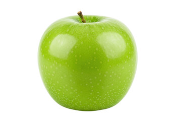 Isolated green Granny Smith apple, healthy eating, fresh ingredient, delicious food, nutrient