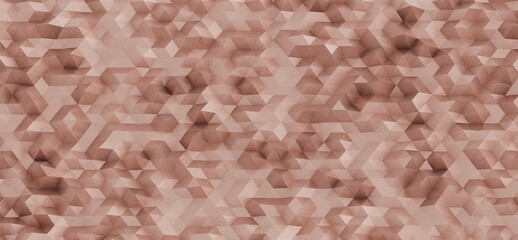 High-resolution image of an abstract geometric pattern in shades of brown. Perfect for backgrounds, textures, and design projects.